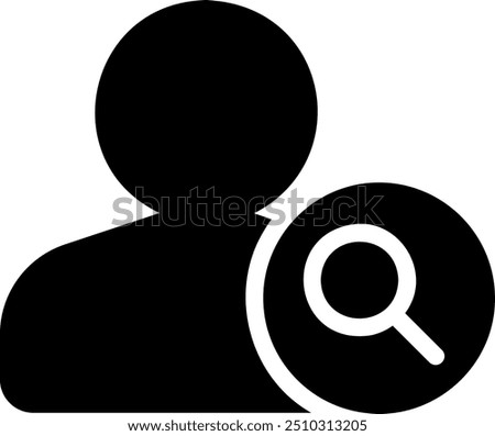 search glyph icon illustration vector