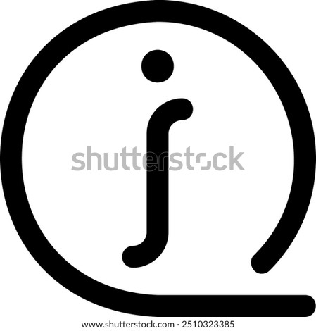 info glyph icon illustration vector