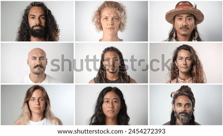 Similar – Image, Stock Photo Beauty Shot of Mixed Race Young Woman 2