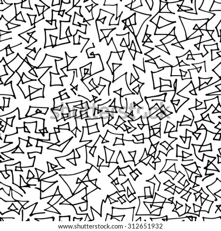 Labyrinth abstract seamless pattern