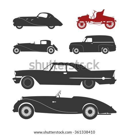 Download Vintage Car Silhouette At Getdrawings Free Download