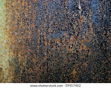 illustration of iron aged rust pattern, background