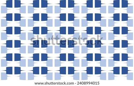 two tone blue block vertical strip on white background repeat seamless pattern, blue background replete image design for fabric printing or wallpaper or backdrop