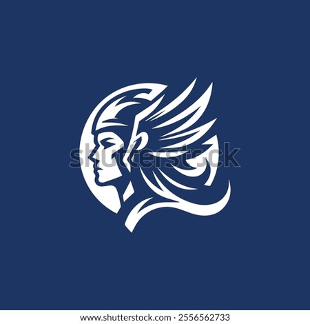 Modern Valkyrie Logo for sale.