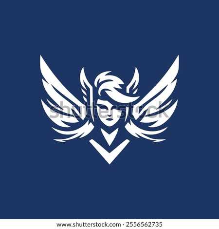 Modern Valkyrie Logo for sale.