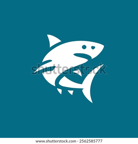 Iconic shark logo for sale.