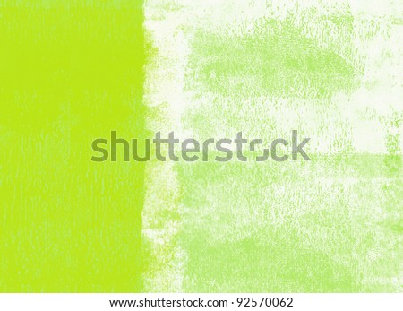 Green rolled paint background