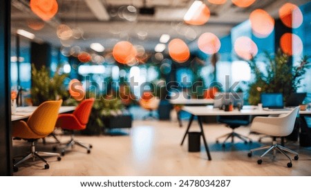 Similar – Image, Stock Photo Modern creative home workspace with computer