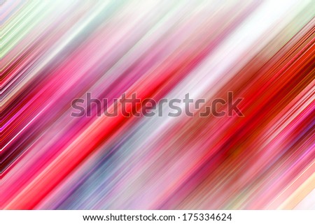 Abstract artistic illustration background texture with vibrant light red, blue, green, orange, yellow, violet, lilac natural cover, perspective futuristic tranquility in motion blur shift tilt lines