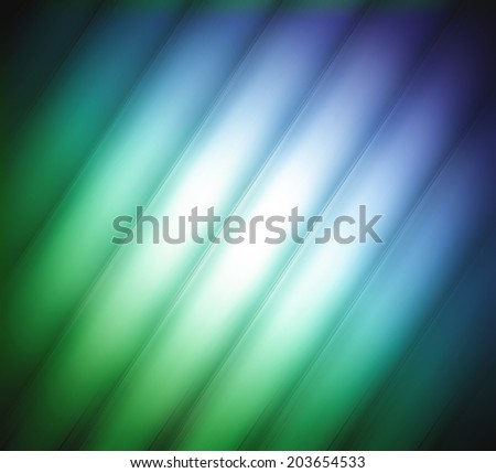 Abstract illustration background texture with vibrant light, dark violet, blue, green, white, azure, cyan nature cover, perspective futuristic tranquility wallpaper in motion blur shift tilt lines.