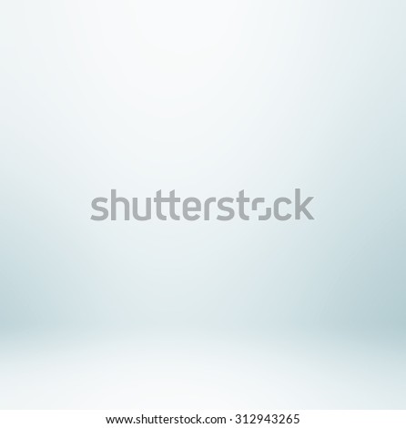Abstract illustration background texture of dark and light clear blue, gray, white gradient flat wall and floor in empty spacious room interior