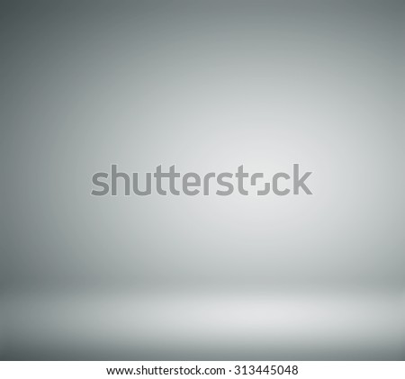 Abstract illustration background texture of dark and light clear blue, gray, black and white gradient flat wall and floor in empty spacious room interior