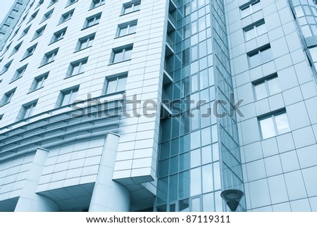 contemporary texture of modern downtown, management property