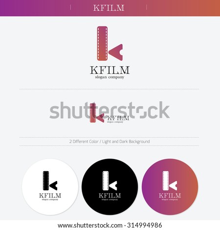 K Film Logo Template