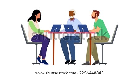 Unconcious bias, round table discussion at office, learn content writing, learn content review, online metting with the client, co-working space, employee meet, team working on a project, preliminary 