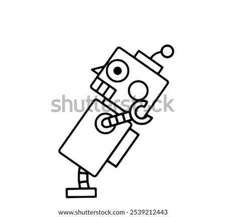 Robot icon vector image. Can also be used for web apps, mobile apps and print media.