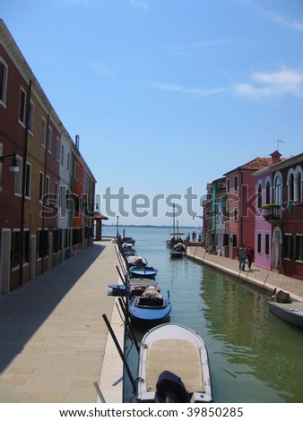 Street on Burano Island, Fishing Village, Venice 2