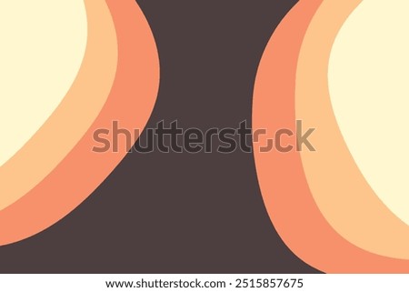 Minimal art vector abstract template creative design.