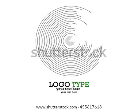 swirled circular logo design template ez canvas