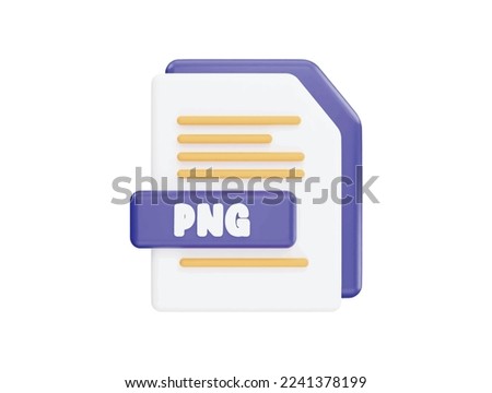 Png file with 3d vector icon cartoon minimal style