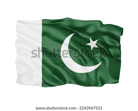 3d Pakistan flag national sign symbol