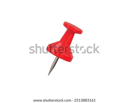 pushpin icon 3d rendering vector illustration