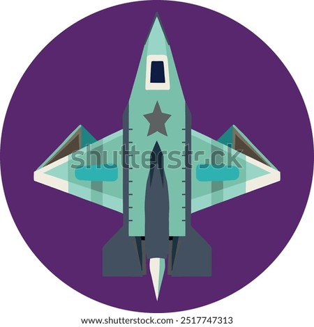 Military aircraft vector illustration design. Fighter Jets logo design Template 3