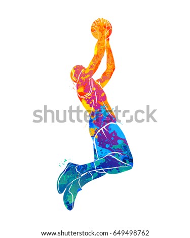 basketball player, ball