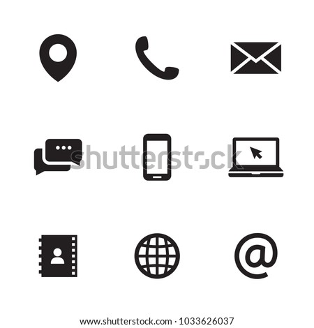 Contact us icons