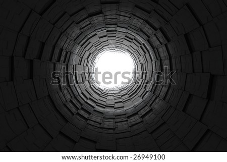 Light in tunnel