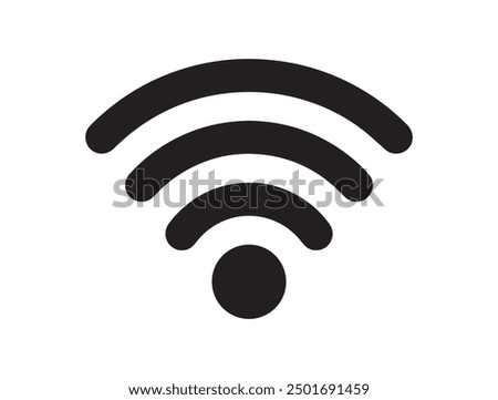 Wifi icon. Free wifi sign isolated icon. wi-fi network linear icon. signal sign and symbol. Public wifi area solid sign. Wifi icon wireless internet signal element flat symbol