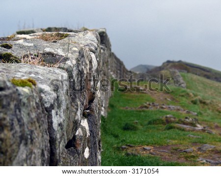 Hadrian\'s Wall Northumberland UK