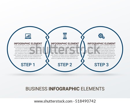 Business Infographics style Vector illustration. can be used for workflow layout, banner, diagram, number options, step up options, web design.