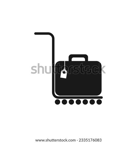 Baggage reclaim icon. Travel bag size, Check weight and Backpack. Airport luggage belt, handbag dimensions and baggage claim icon. Check bag size, allowed luggage and briefcase. Vector illustration