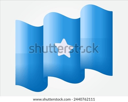 universal 3d waving flag in the wind national symbol for country and region in the worldwide