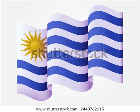 universal 3d waving flag in the wind national symbol for country and region in the worldwide