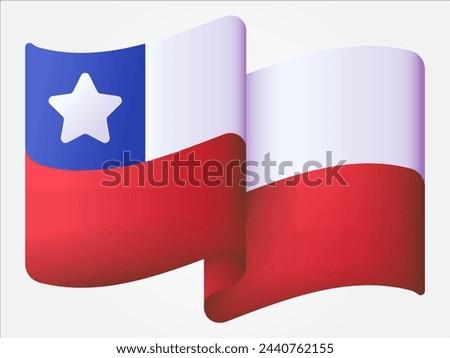 universal 3d waving flag in the wind national symbol for country and region in the worldwide