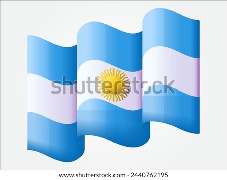 universal 3d waving flag in the wind national symbol for country and region in the worldwide