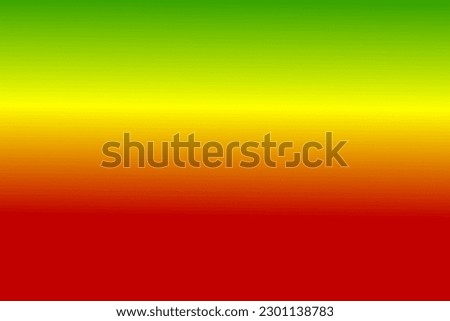 Vector Rasta Colors combination abstract illustration with blur gradient. Green, yellow and red texture background. Background for web designers.