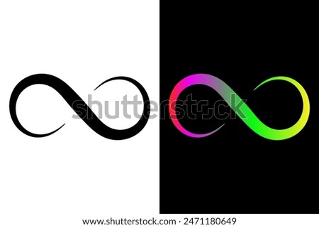 Infinity Symbol, infinity loop or icon, infinity logo infinity sign symbol.