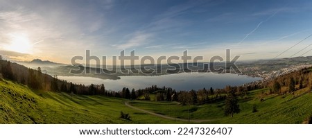 Similar – Image, Stock Photo Panoramic view of Lake Bled, Slovenia