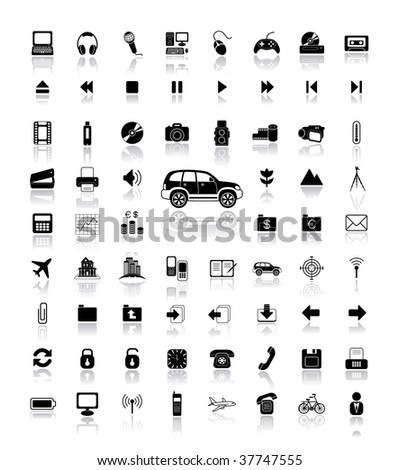 a set of vector icons