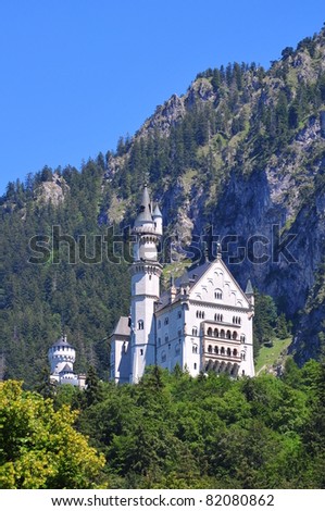 The New Swan Castle In The Mountains Stock Photo 82080862 : Shutterstock