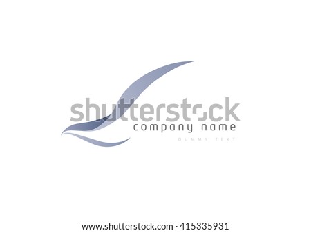 Flying Birds isolated, swoosh stylise, abstract birds, Airline template logo, 
Tourism template logo
