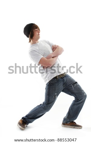 Male teenager skate board dude