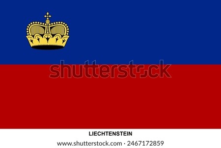 Flag of LIECHTENSTEIN, LIECHTENSTEIN national flag