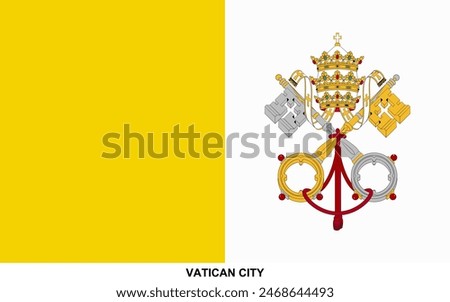 Flag of VATICAN CITY, VATICAN CITY national flag