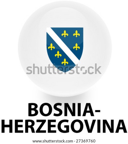 Orb Bosnia-Herzegovina Flag