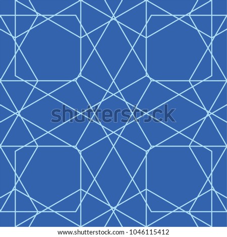 blue geometric pattern vector illustration  