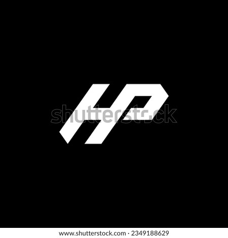 Letter HP logo, HP Monogram, Initial HP Logo, HP Logo, Icon, Vector